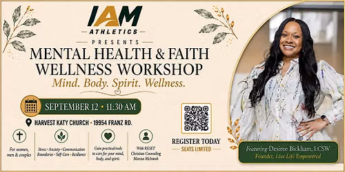 Mental Health & Faith Wellness Workshop