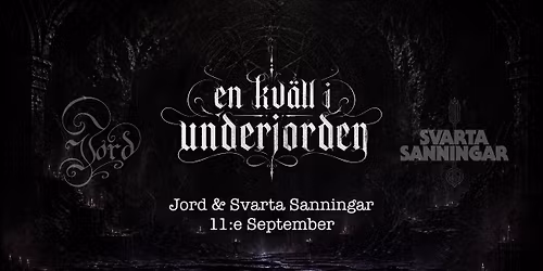 En kv\u00e4ll i underjorden: JORD & SVARTA SANNINGAR