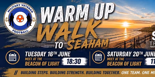 MVFC Warm Up Walk - Seaham