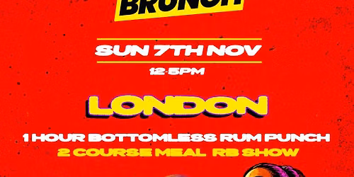The Reggae Brunch - Sat 7th Nov