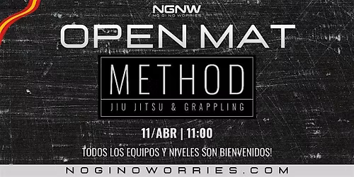 NO GI NO WORRIES OPEN MAT