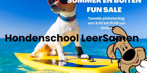 Summer en buiten fun sale !!! Honden artikelen voor een toffe zomer