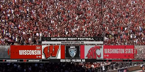 Washington State Cougars at Wisconsin Badgers Football