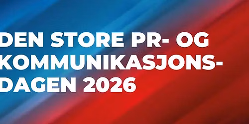 Den store PR - og kommunikasjonsdagen 2026