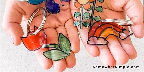 Art in the Park: Shrinky Dink Keychains