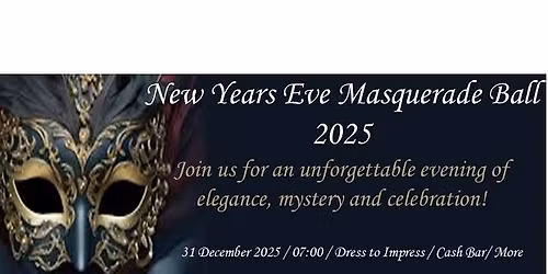 New Years Eve Masquerade Ball 2025