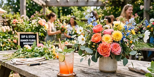 July Sips & Stems Class