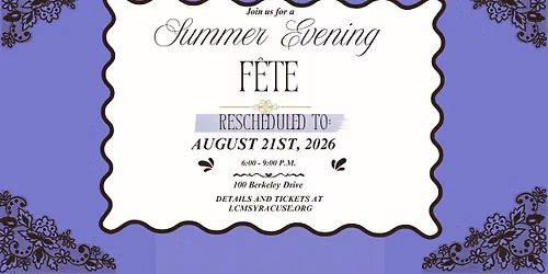 Summer Fete Fundraiser and Disciple of the Year