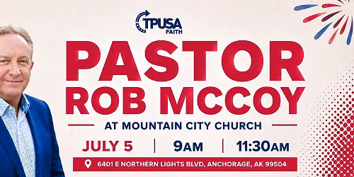 Rob McCoy, cofounder of TPUSA Faith at Mountain City Church
