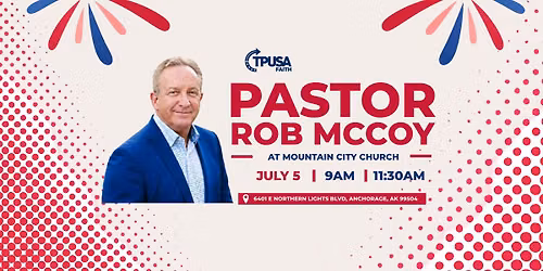 Rob McCoy, cofounder of TPUSA Faith at Mountain City Church