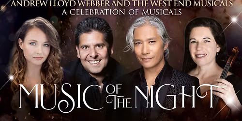 Music of the Night-Tribute to Andrew Lloyd Webber Capital Theatre Bendigo Friday 7.30pm 9th Oct 2026