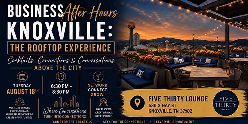 Business After Hours Knoxville: The Rooftop Experience