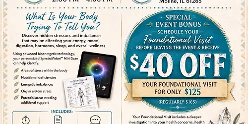 Spectravision Mini Scan Event with Health & Wellness on Tap