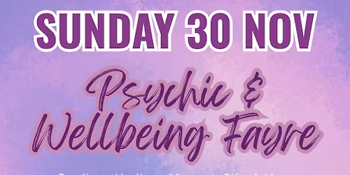 Psychic & Wellbeing Fayre