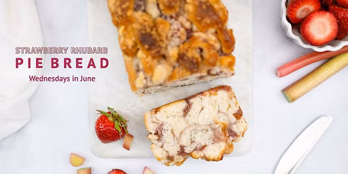 Strawberry Rhubarb Pie Bread Wednesdays
