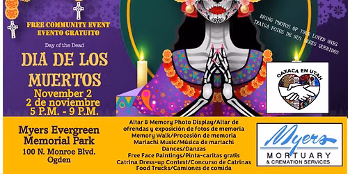 4th Annual Dia De Los Muertos (NEW DATE) November 2nd 2026