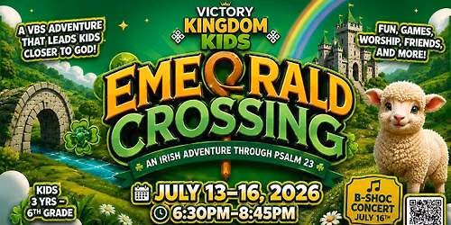 Vacation Bible School & B-Shoc Concert 