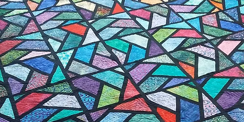 Basket Weave Stained Glass Quilt Class with Debbie