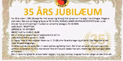 JUBIL\u00c6UM 35 \u00c5R