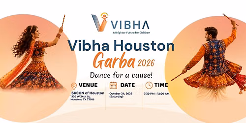 Vibha Houston Garba 2026 - An Evening of Dance, Culture & Giving