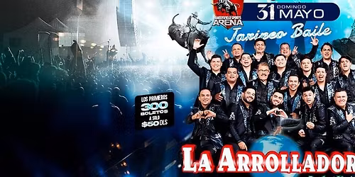 La Arrolladora banda el limon de Rene Camacho en concierto