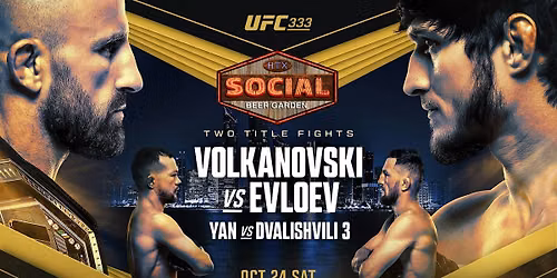 UFC 333: Volkanovski vs. Evloev