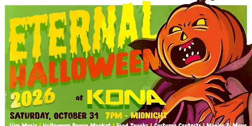 Eternal Halloween 2026 at Kona Skatepark