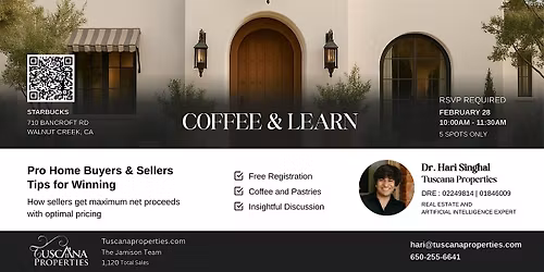 Coffee & Learn: Pro Home Buyers & Sellers Tips for Winning