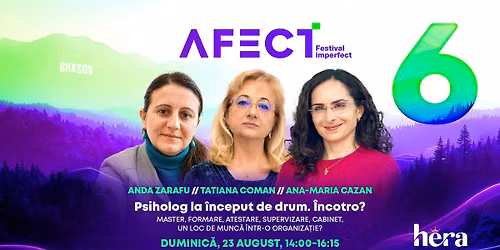 Psiholog la \u00eenceput de drum. \u00cencotro?