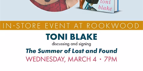 Toni Blake discussing and signing The Summer of Lost and Found