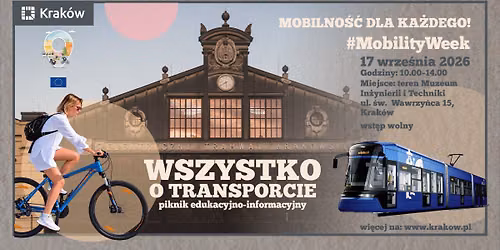 \u201eWszystko o transporcie\u201d \u2013 piknik edukacyjny w ramach Europejskiego Tygodnia Mobilno\u015bci 2026