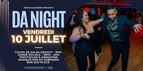 DA Night | Vendredi 10 juillet