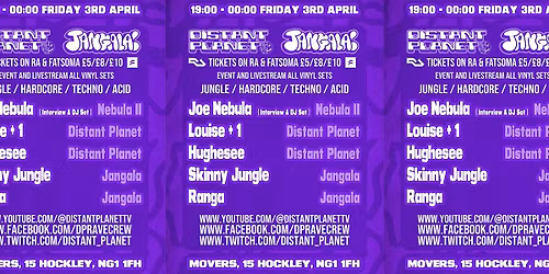 DISTANT PLANET AND JANGALA AT MOVERS