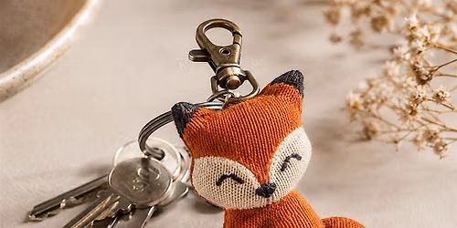 Upcycled Textile Animal Keychain