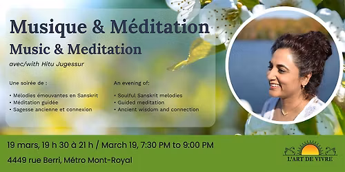 Musique et m\u00e9ditation