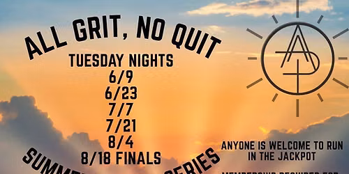 All Grit, No Quit Summer Barrel Buckle Series #1