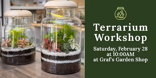 Terrarium Workshop at Graf's Garden Shop