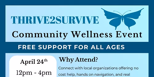 Thrive2Survive Wellness Event FREE