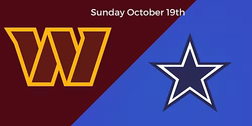 Tailgreeter Tailgate: Dallas Cowboys at Washington Commanders