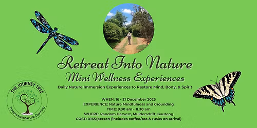 Retreat Into Nature Mini Wellness Experiences
