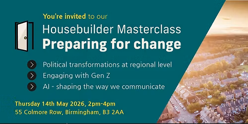 Housebuilder Masterclass - Preparing for change