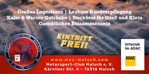 Sonnenwendfeier auf dem Malscher Motoballplatz