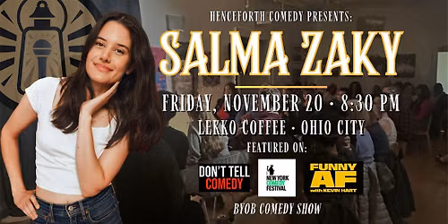 Salma Zaky (Netflix) | Henceforth Comedy in Ohio City