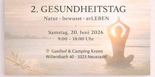 2. Gesundheitstag - NATUR - bewusst - erLEBEN