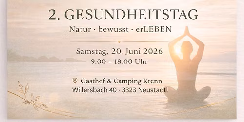 2. Gesundheitstag - NATUR - bewusst - erLEBEN