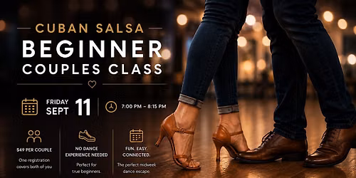 Cuban Salsa Beginner Couples Class