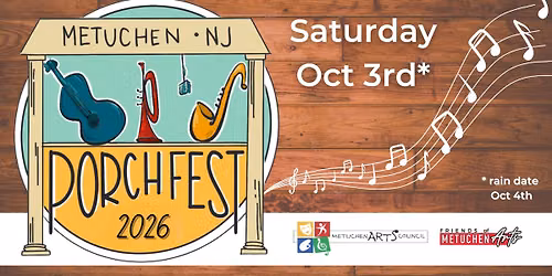 Metuchen PorchFest 2026