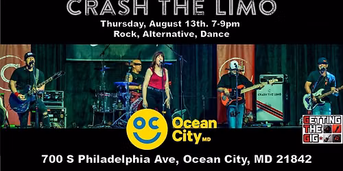 \ud83c\udfb6\ud83c\udf0a"Crashing" the Beach: Crash the Limo in Ocean City, Maryland!\ud83c\udf0a\ud83c\udfb6