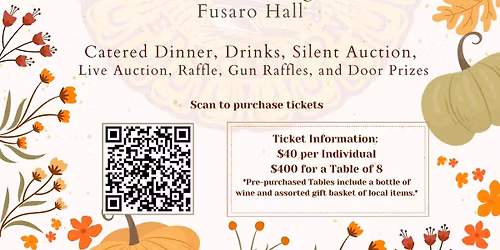 West Valley FFA Boosters Dinner - Falling for FFA