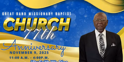 77th Church Anniversary